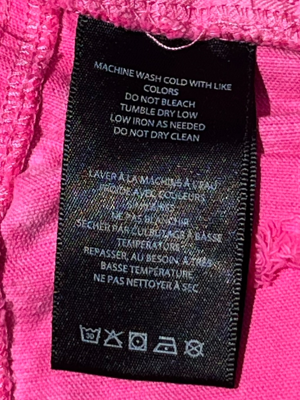BDG; Hot 'Barbie' Pink; Low Rise; Extreme Flare Jeans; Classic Five-Pocket; US31 - Picture 4 of 12